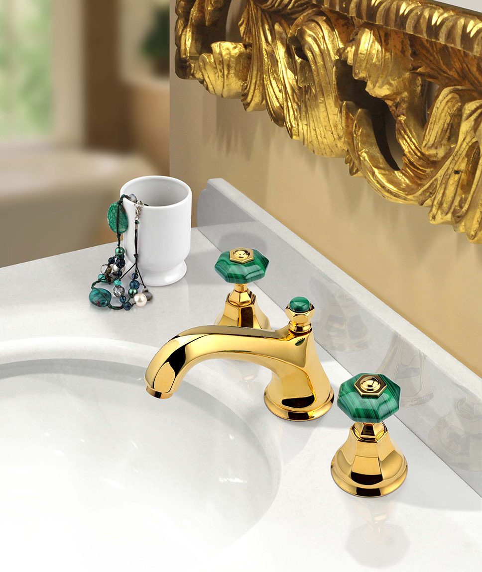 1932 ** 15C Смеситель для раковины на одно отверстие Nicolazzi Series Teide Chic  - Вид №3