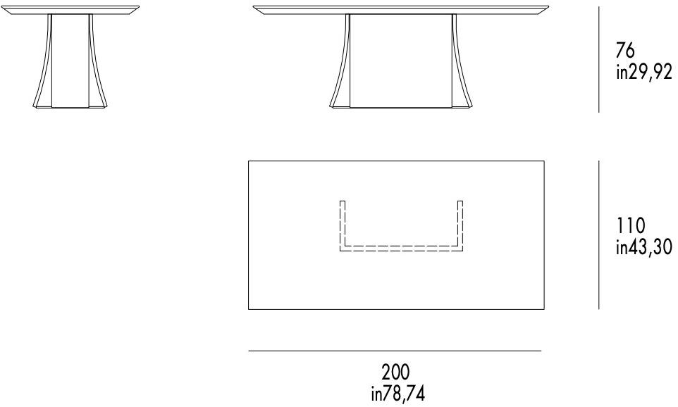 Grilli Деревянный стол с мраморной столешницей Richard 820301 - Вид №3