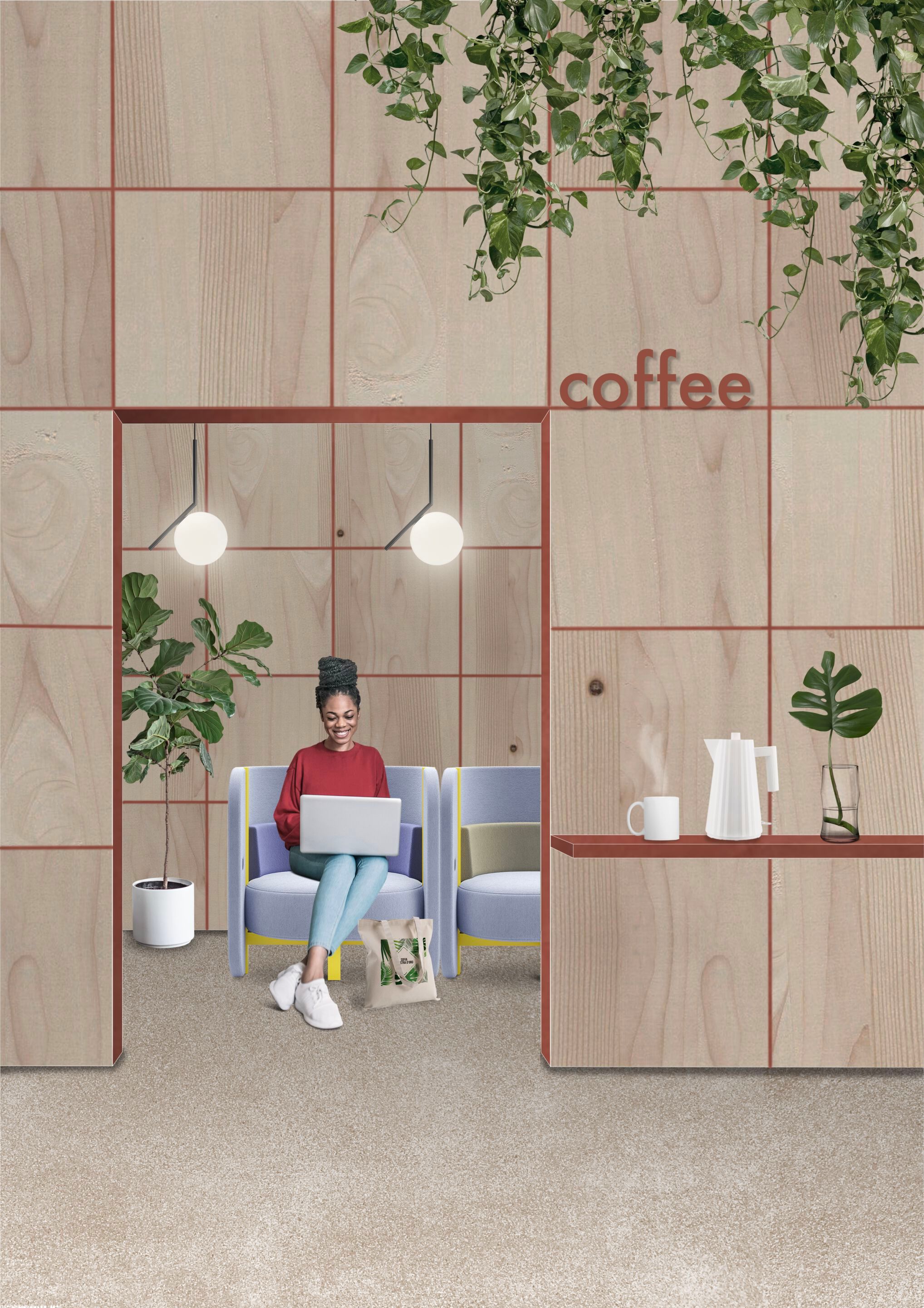 3-местный тканевый диван Adrenalina Bigala ARCH-00145784 - Вид №2