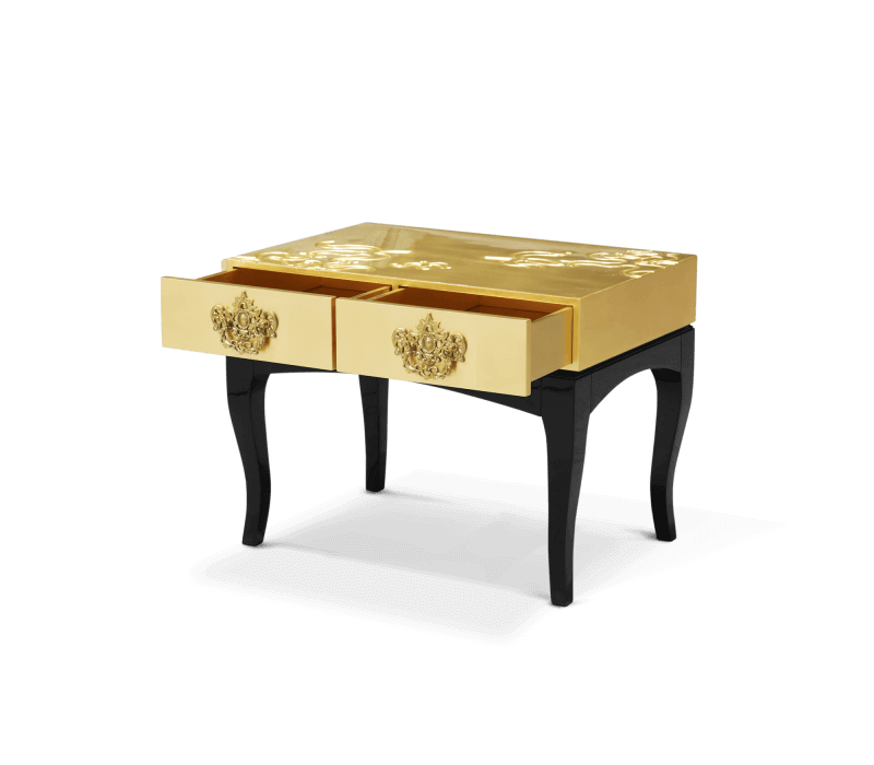 0-234 Золотая тумбочка Тринити Boca Do Lobo  - Вид №13