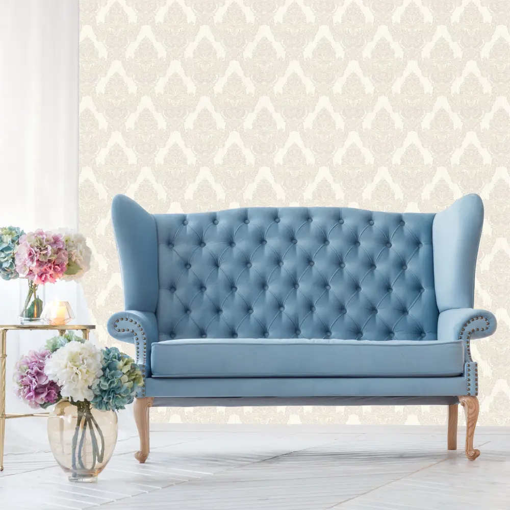 Обои флизелиновые Артекс Глория бежевые 1.06 м 10198-01 STLM-2155930 - Вид №3