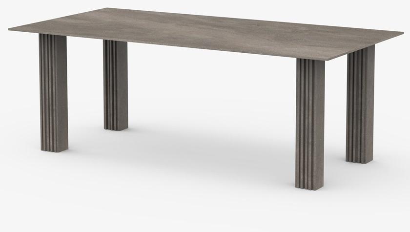 Miter Прямоугольный обеденный стол из керамогранита Dom sun-id-1512157 - Вид №3