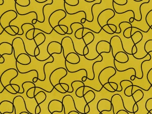 COLORISTICA 2362-22 Портьерная ткань  Жаккард  ArDeco part 2 Желтый