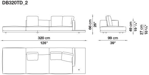 B&B Italia Кожаный диван Dock sun-id-1441060 - Вид №98