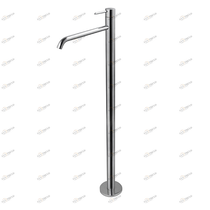 Смеситель для раковины, однорычажный, напольный. Керамический картридж Ø35 мм. Открытие для холодной воды. Расход 5,28 л / мин при 3 барах. Его необходимо приобрести вместе с напольным модулем Smart Box 100149141-N199999397  Round NOKEN 100208363  BLACK