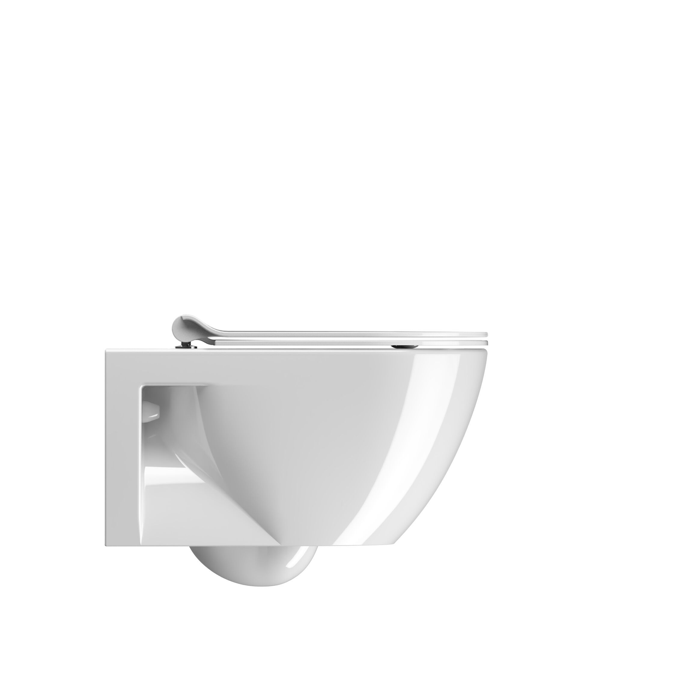 Керамический подвесной туалет без бриды GSI ceramica Pura ARCH-00125110 - Вид №2