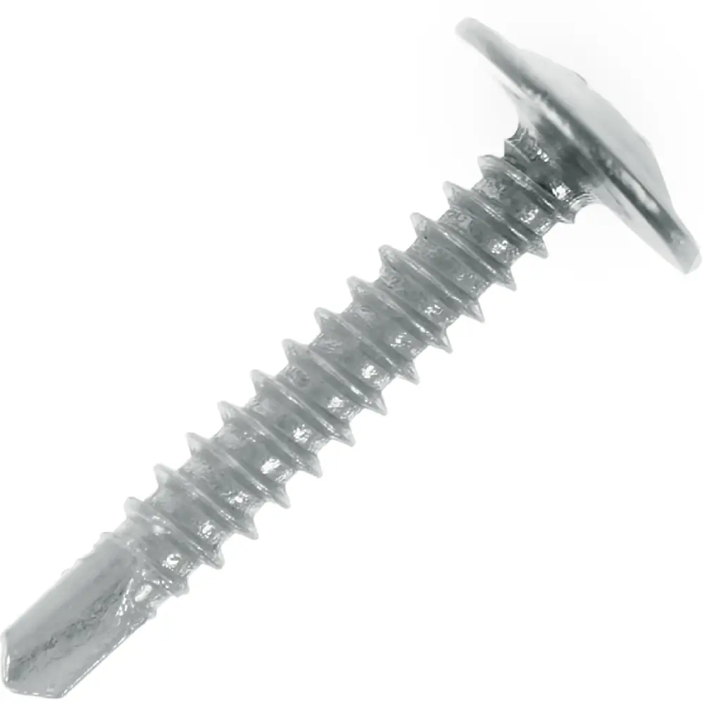 Саморезы для тонких пластин Omax оцинкованные с буром 4.2х25 мм, на вес STLM-2209519