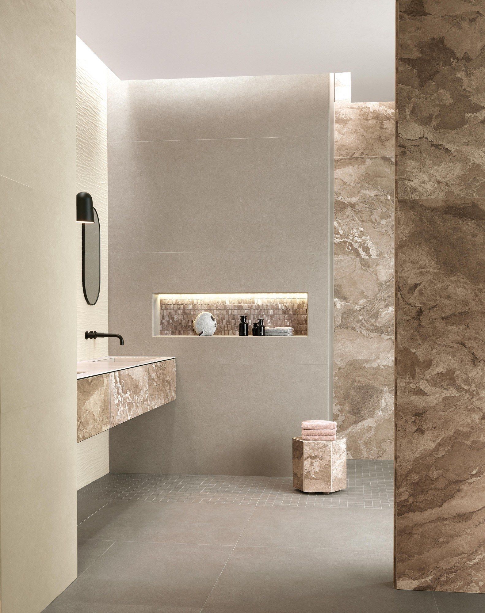 Керамогранит с мраморным эффектом FAP ceramiche Sheer ARCH-00039617 - Вид №3