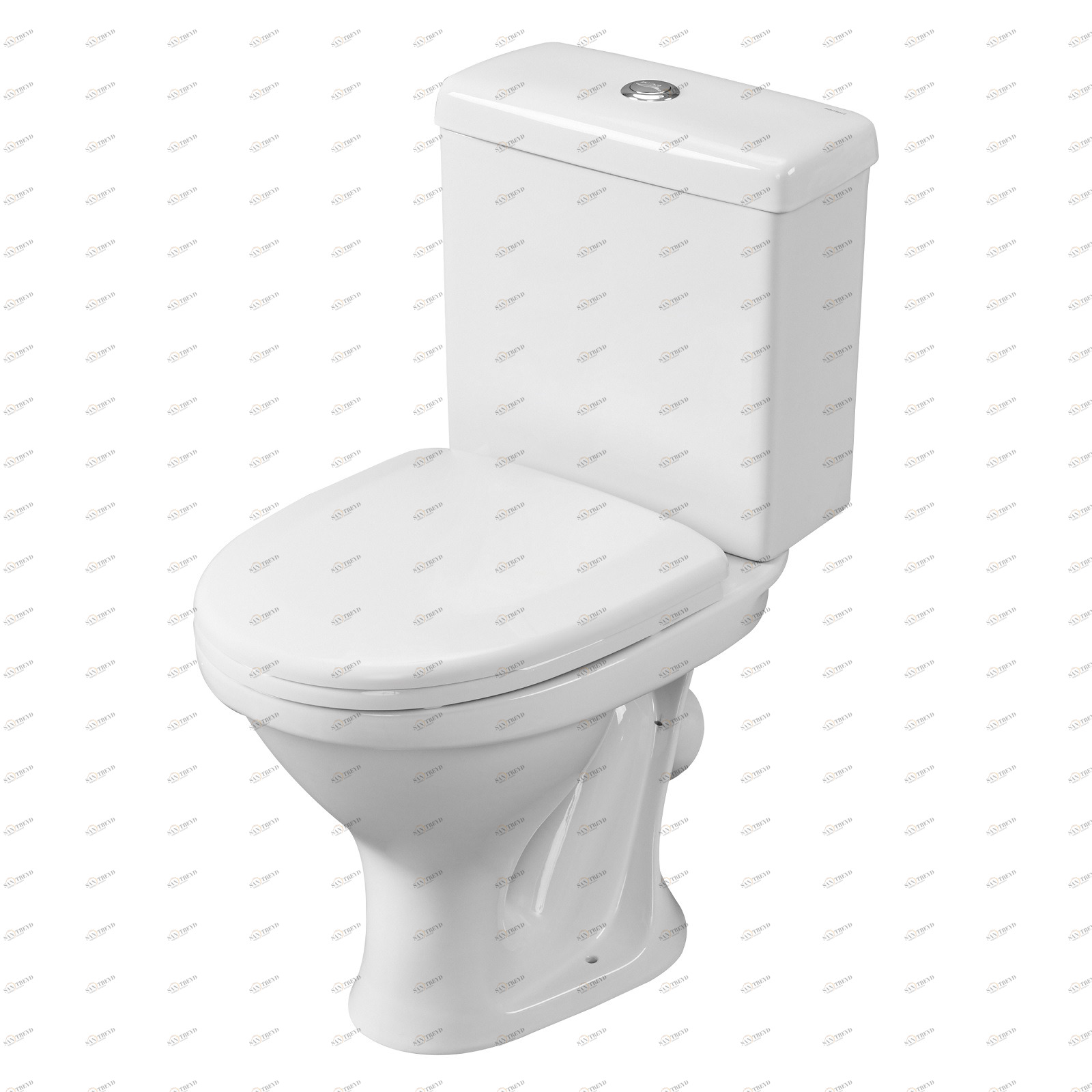 1.P205.2.S00.00B.F Компакт унитаз с бачком Белый SANTERI  Россия 