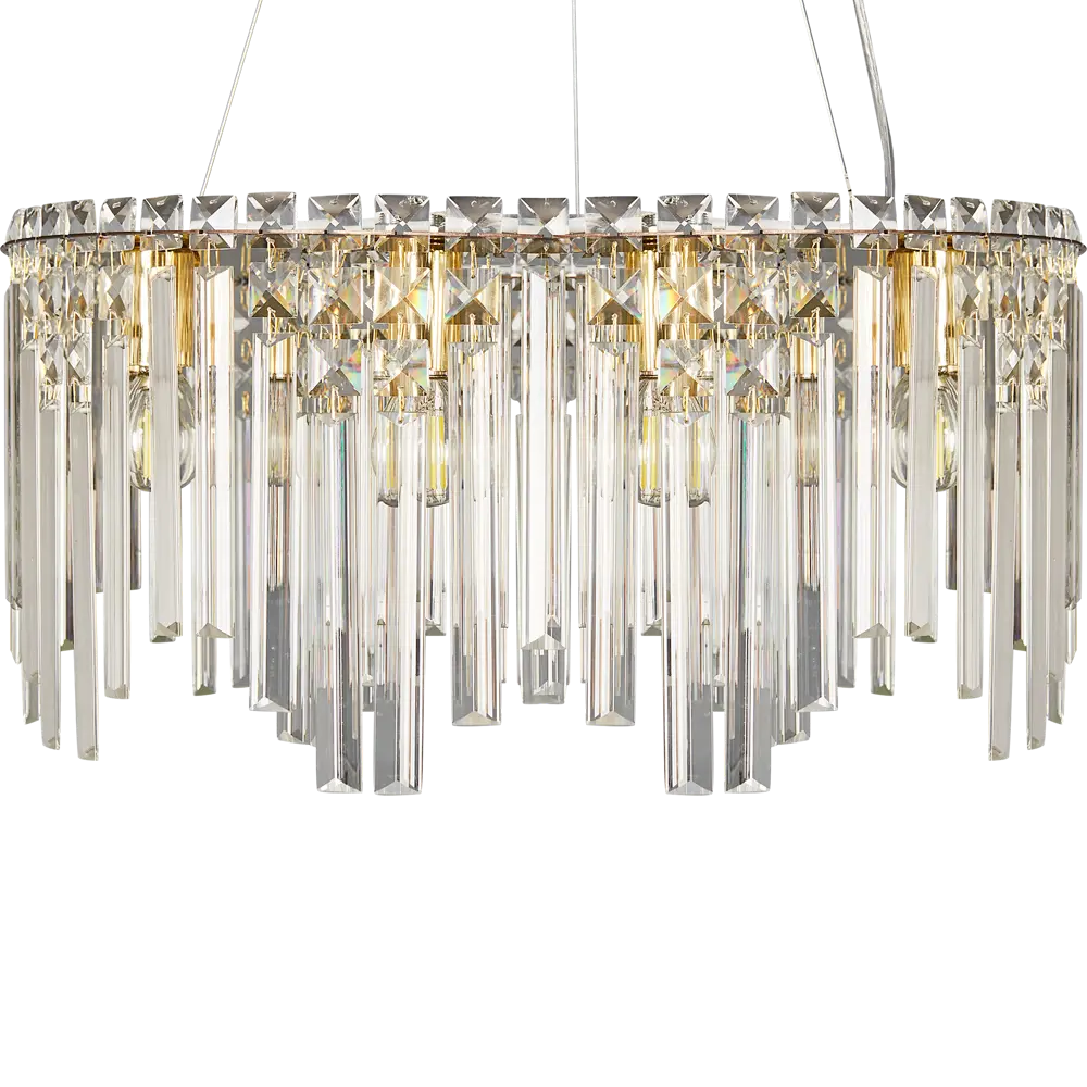 Люстра DE CITY Арман 8 - золотистая хрустальная для гостиной 89379453 STLM-1566264 - Вид №3