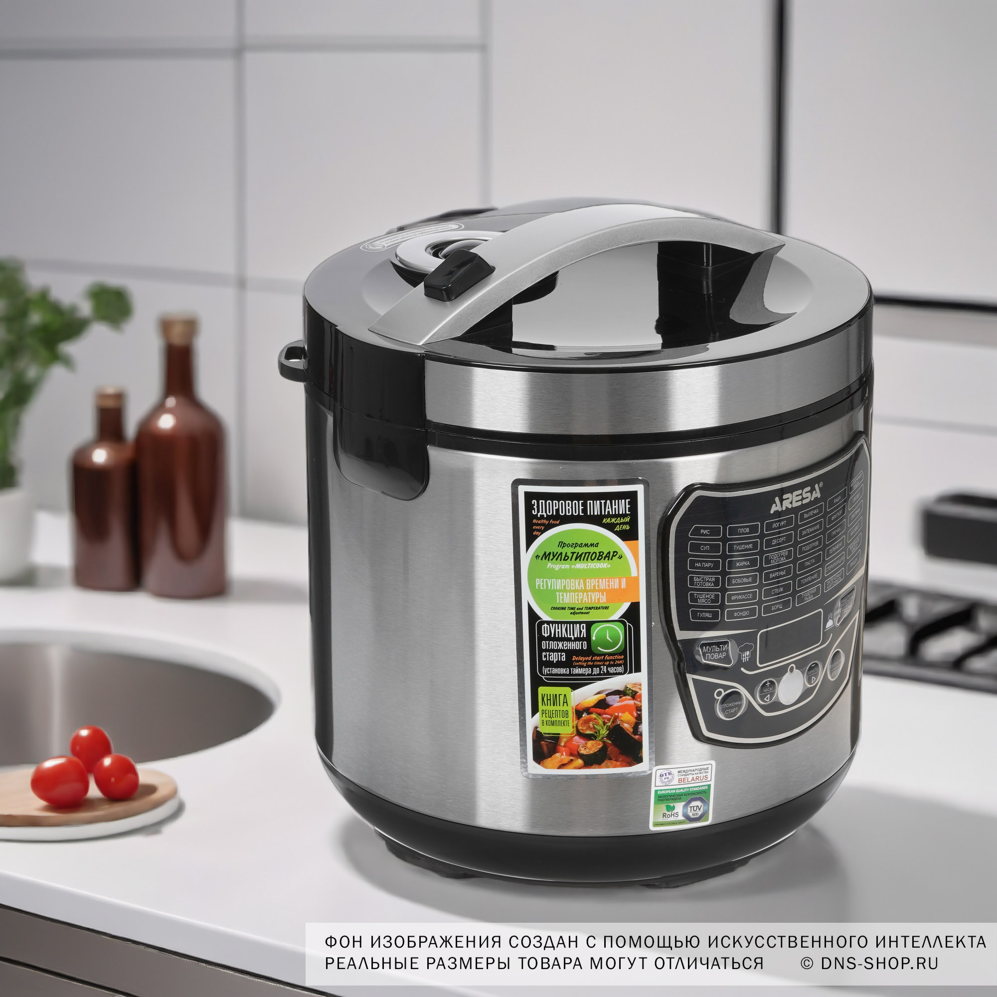 5342429 Мультиварка ARESA AR-2010 серебристый STDN-0122628 - Вид №10