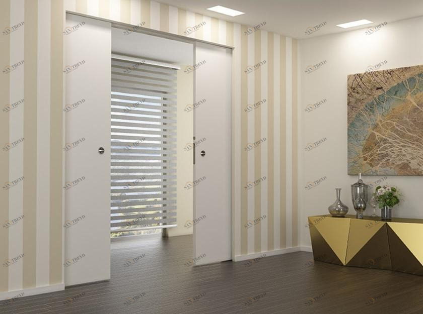 Ermetika Контррамка в комплекте для раздвижных дверей заподлицо sun-id-1354744