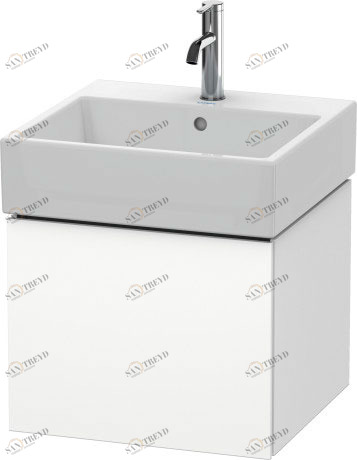 LC617401818 L-Cube Тумбочка подвесная Белый матовый, декор Duravit