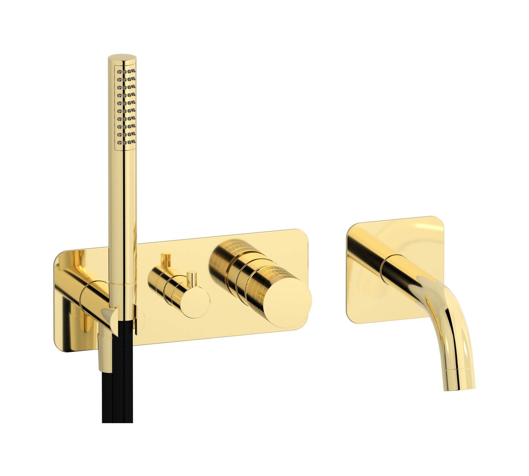 Встраиваемый смеситель для душа с 4 отверстиями и ручным душем IB винил ARCH-00147926 - Вид №4