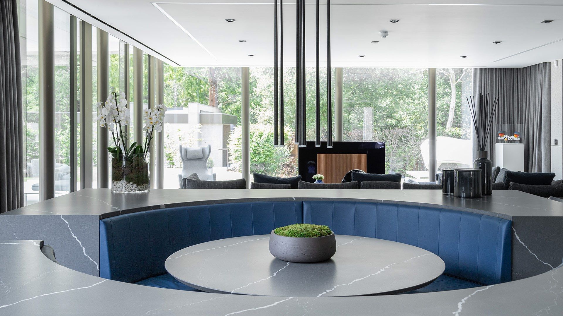 Кухня с островом со встроенными ручками TM Italia Cucine ARCH-00129249 - Вид №1