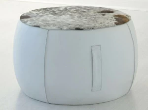 Italy Dream Design Круглый кожаный пуф