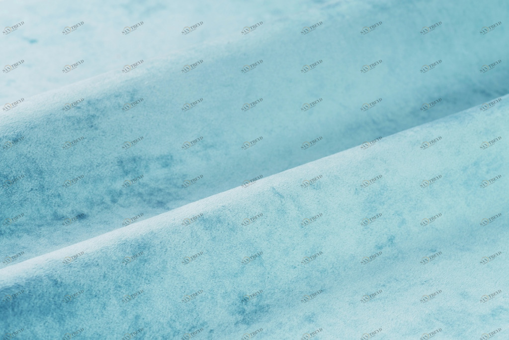 COLORISTICA Crush col.14 Ткань мебельная  Микровелюр  NEWCrush Голубой 