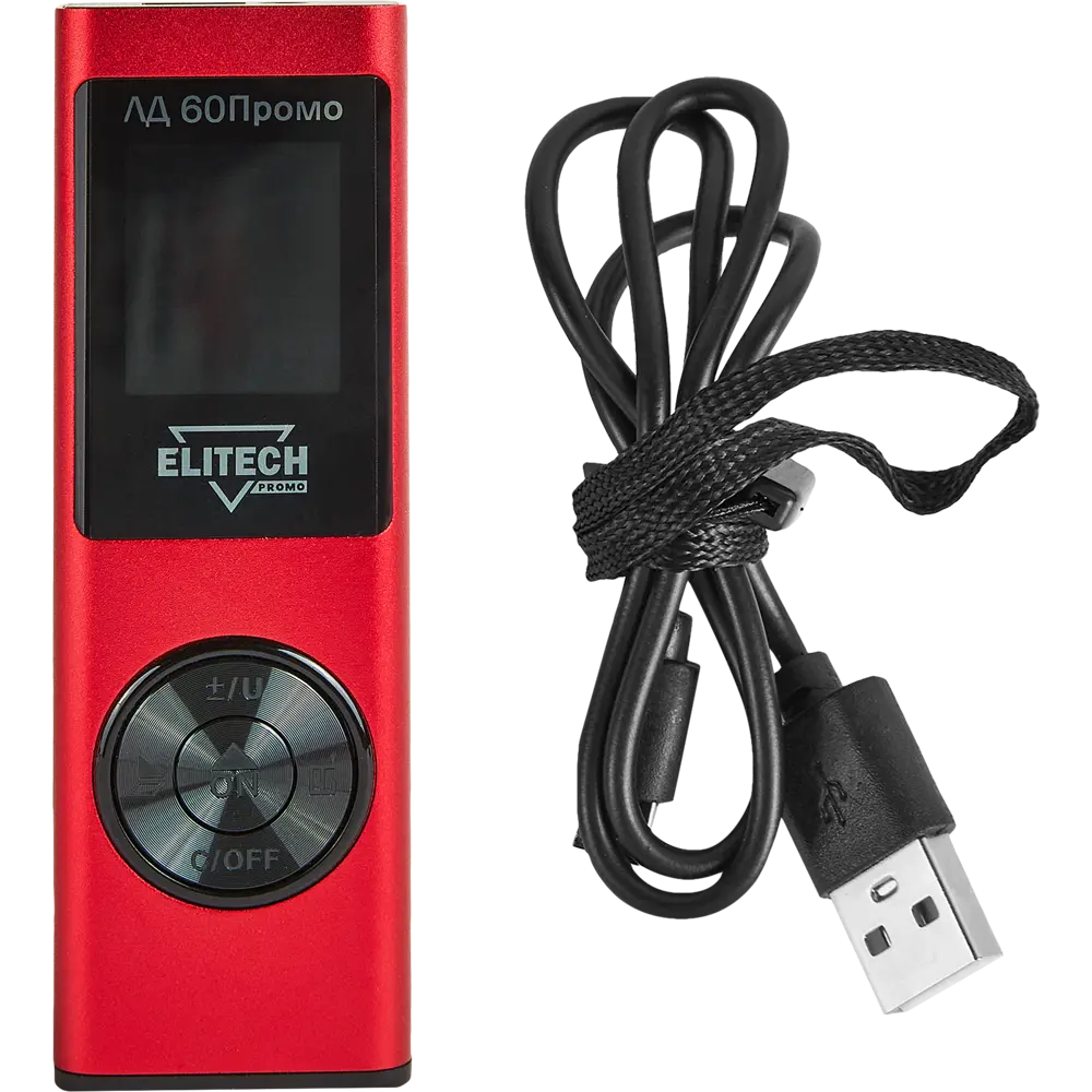 Дальномер лазерный Elitech ЛД60 с дальностью до 60 м STLM-2184175 - Вид №4