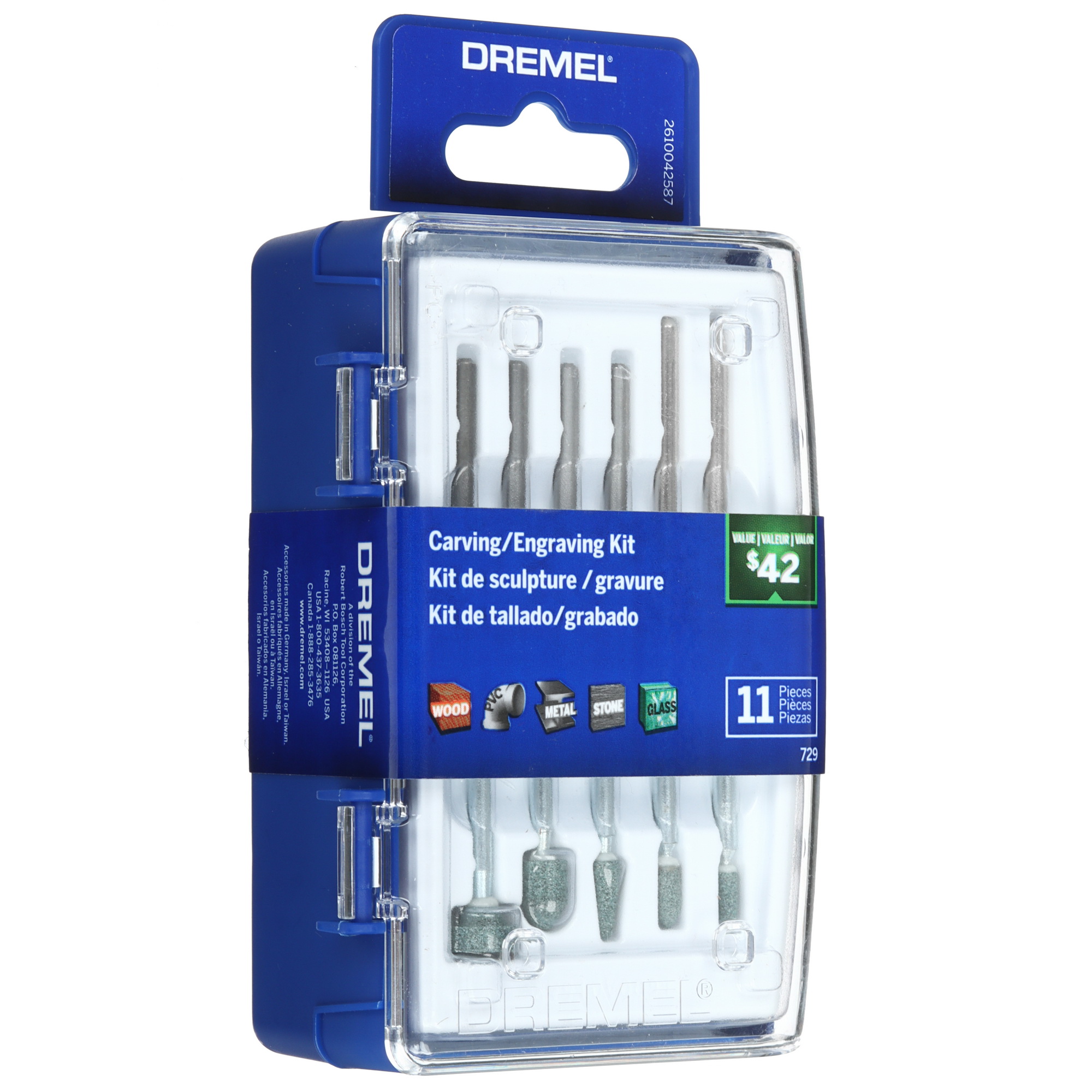 Насадки для гравировальной машинки DREMEL 729-01 5455657 STDN-0104729 - Вид №3