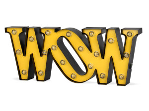 Настольная лампа / металлическая световая вывеска