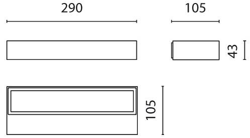 SIMES Светодиодный уличный настенный светильник Look sun-id-1414413 - Вид №5