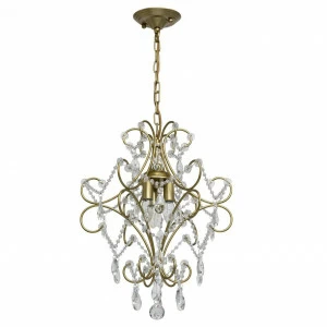 Подвесная люстра MW-Light Адель 10 373014503 MW-LIGHT ДИЗАЙНЕРСКИЕ, АДЕЛЬ 10 187728 Золотой