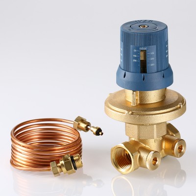 VT.041.G.30005 Автоматический регулятор перепада давления Valtec 3/4", 50–300 мбар  - Вид №7