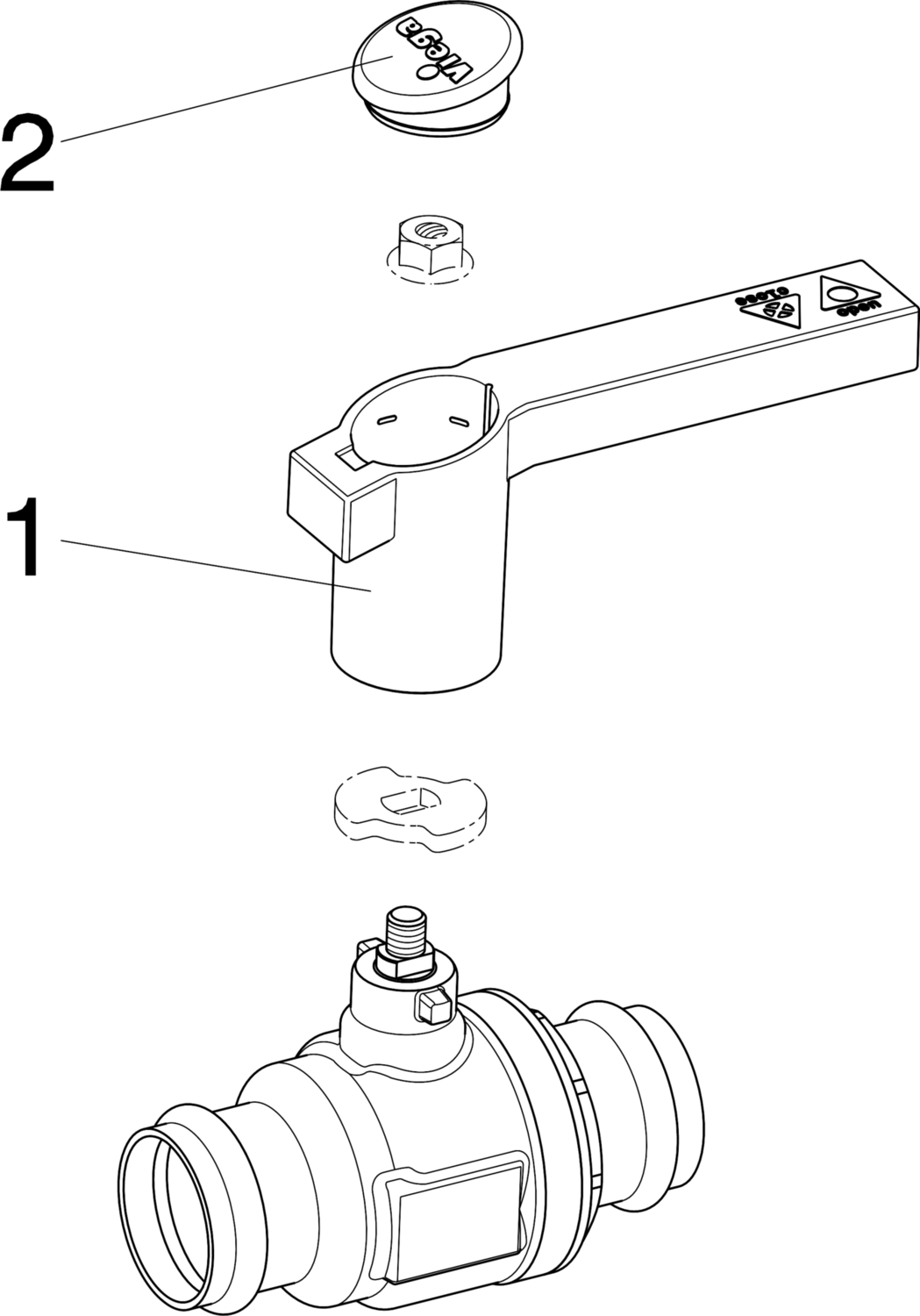 475 888 1) Модель 2270 Трубопроводные системы  Sanpress  Системные шаровые краны Santreyd  - Вид №2