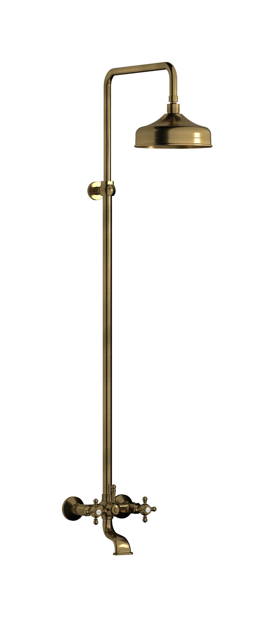 Душевая колонна с изливом для ванны. WE ARE IB hr850bb Antique Bronze Indoor Shower