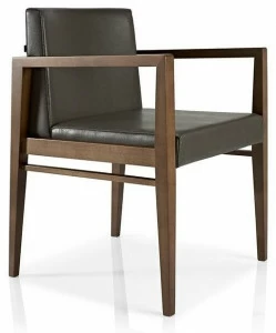 JMS Кожаное кресло с подлокотниками Serena M 53