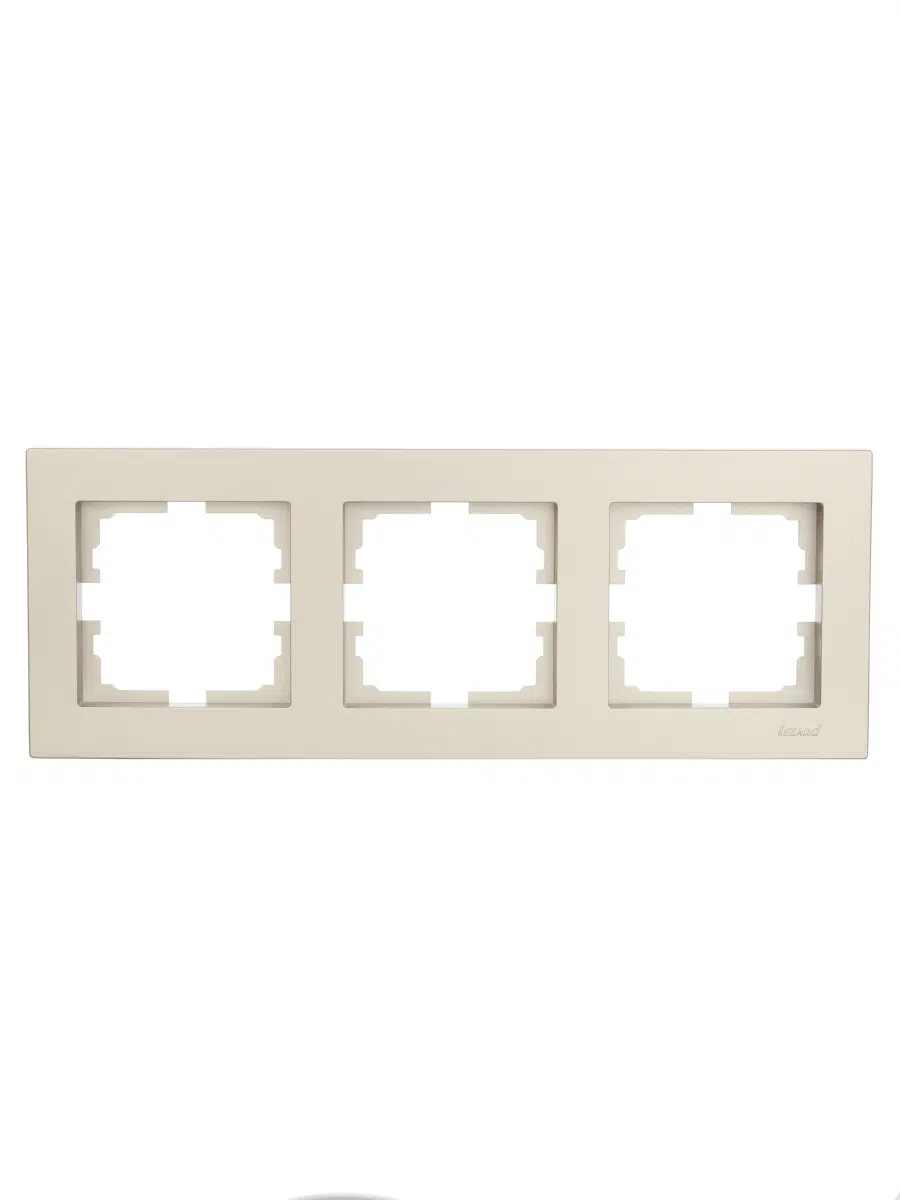 VESNA Рамка 3-ая горизонтальная без вст титан LEZARD 742-3700-148