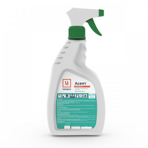 DAZ-03/075 GreenLAB Асепт, 0.75 л. Нейтральное моющее средство с дезинфицирующим эффектом на основе ЧАС