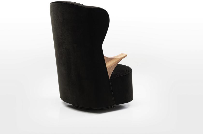 brühl Вращающееся кресло из ткани с подлокотниками с высокой спинкой Poem sun-id-1456829 - Вид №3