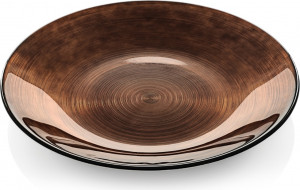 10612357 IVV Блюдо для центра стола IVV "Бомбей" 53см (табачное) Стекло