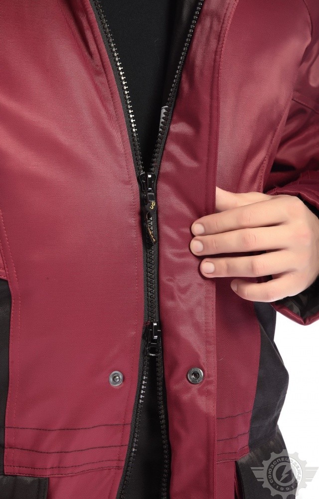 61590 Костюм "Сатурн" зимний бордо  Зимняя спецодежда  размер 56-58/182-188  - Вид №15