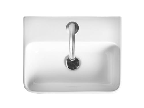 Прямоугольная керамическая ручная мойка с переливом Axa Prisma Sink Bowl Normal ARCH-00093417