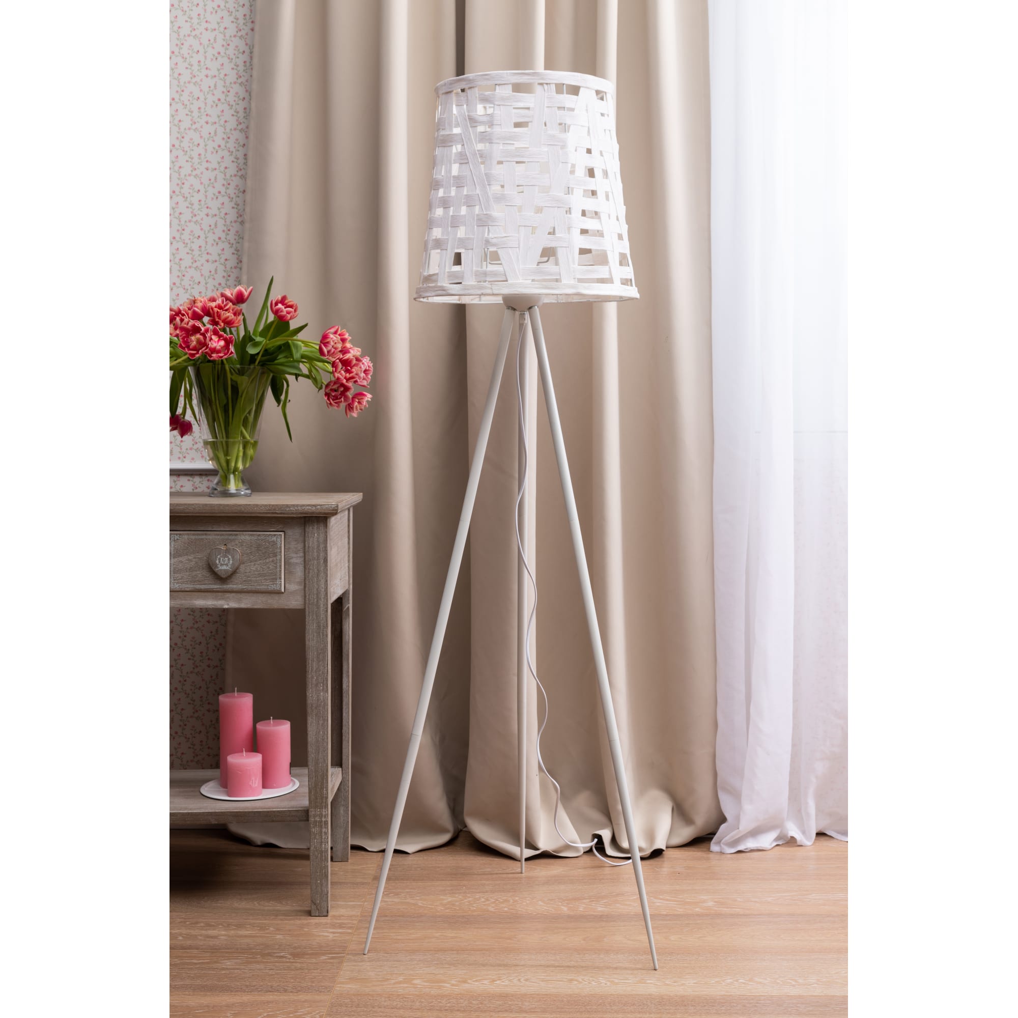 82018411 Свеча-столбик «Рустик», 7х8 см, цвет розовый Santreyd  - Вид №3