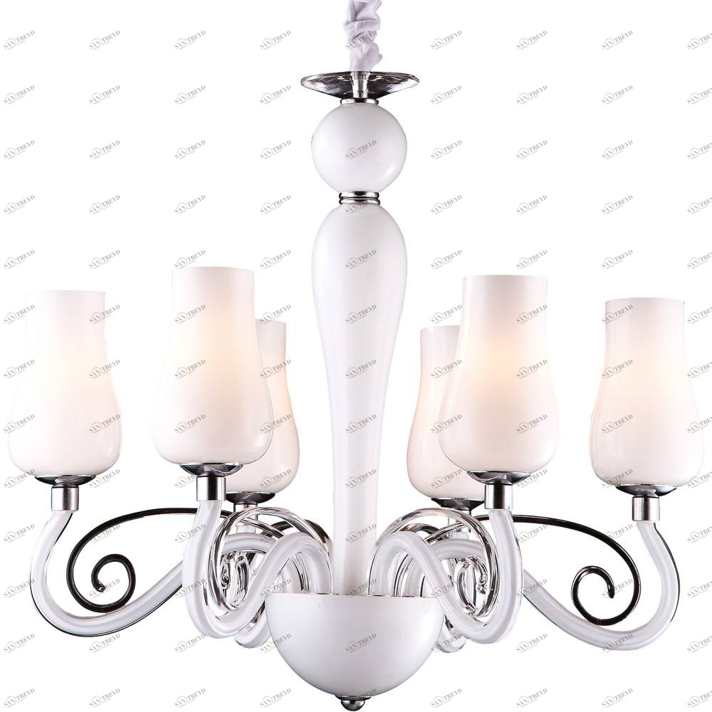 Подвесная люстра Arte Lamp Biancaneve A8110LM-6WH ARTE LAMP ДИЗАЙНЕРСКИЕ, BIANCANEVE 056387 Белый 