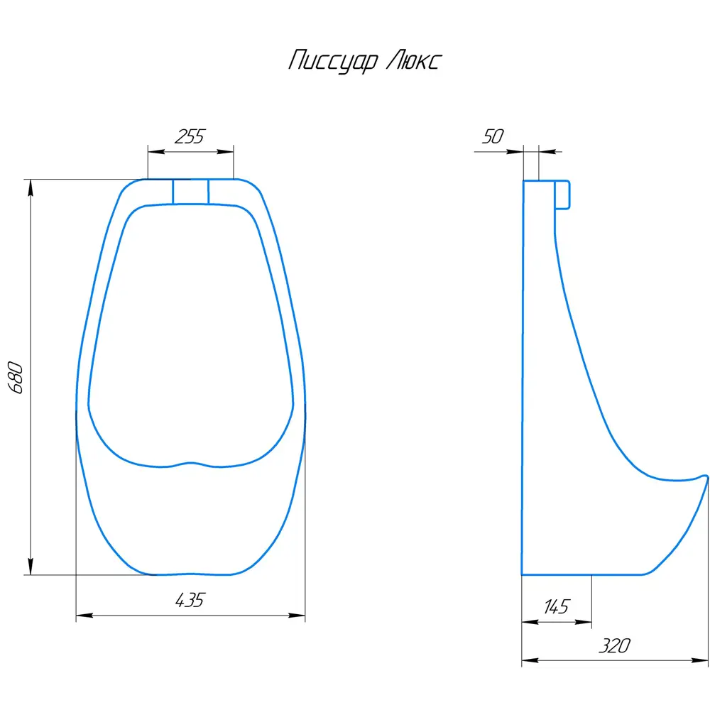 Писсуар Rosa Люкс 32x43.5 см STLM-2012106 - Вид №3