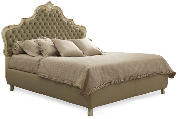 Bolzan Letti Двуспальная кровать с тафтинговым изголовьем Bludi betty sun-id-1353851 - Вид №1