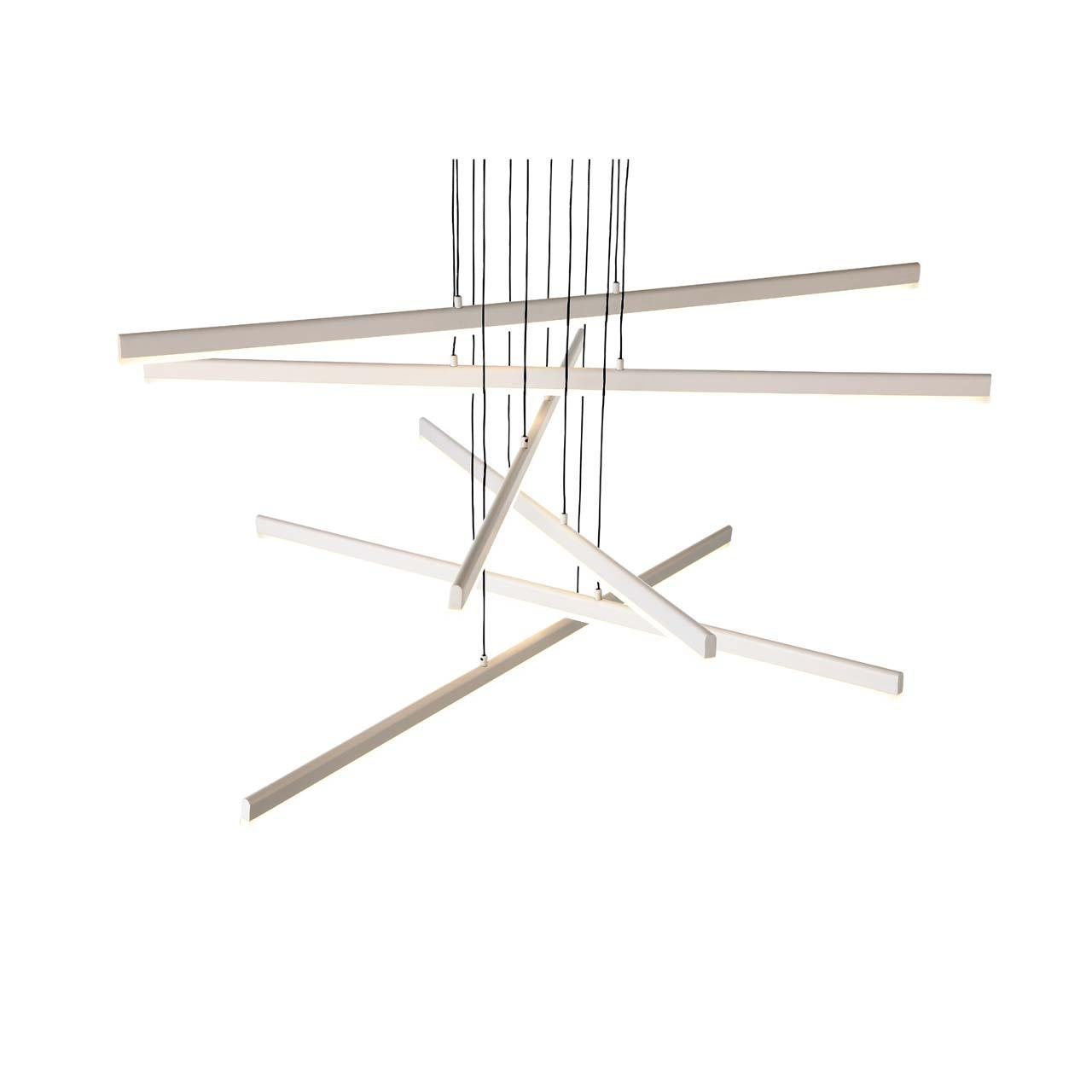 Подвесной светильник белый большой ST Luce Basoni SL394.523.06 ST LUCE ДИЗАЙНЕРСКИЕ, BASONI 00-3890099 Белый  - Вид №3