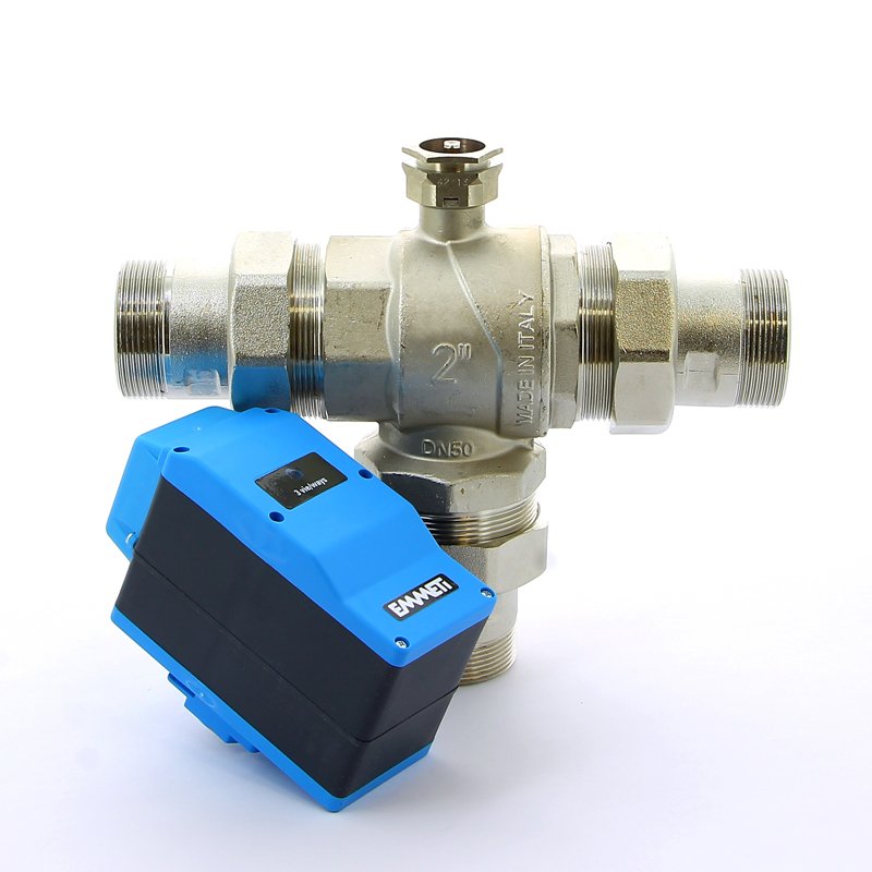 Кран сгон НН 2" 3-ходовой с сервоприводом MODULO PLUS EMMETI 1425714 - Вид №2