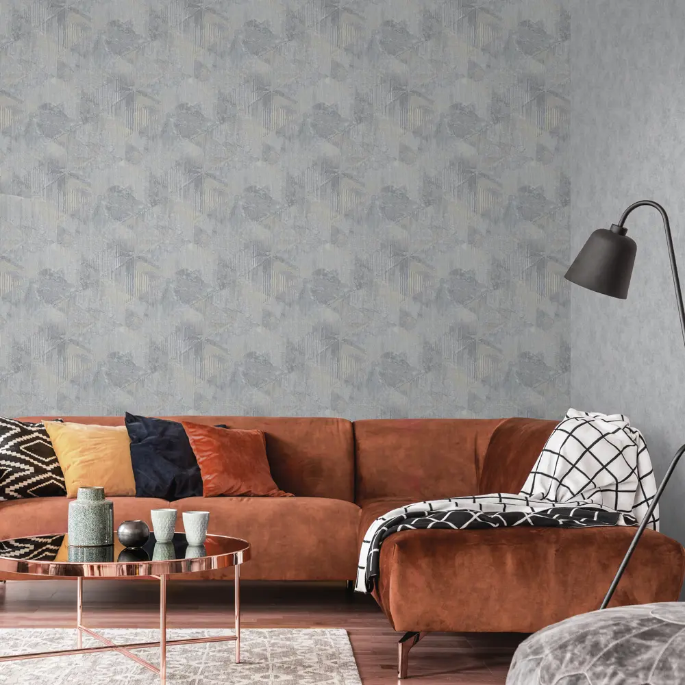 Erismann Monolit: Серые флизелиновые обои для стильного интерьера 89351220 STLM-1451115 - Вид №4