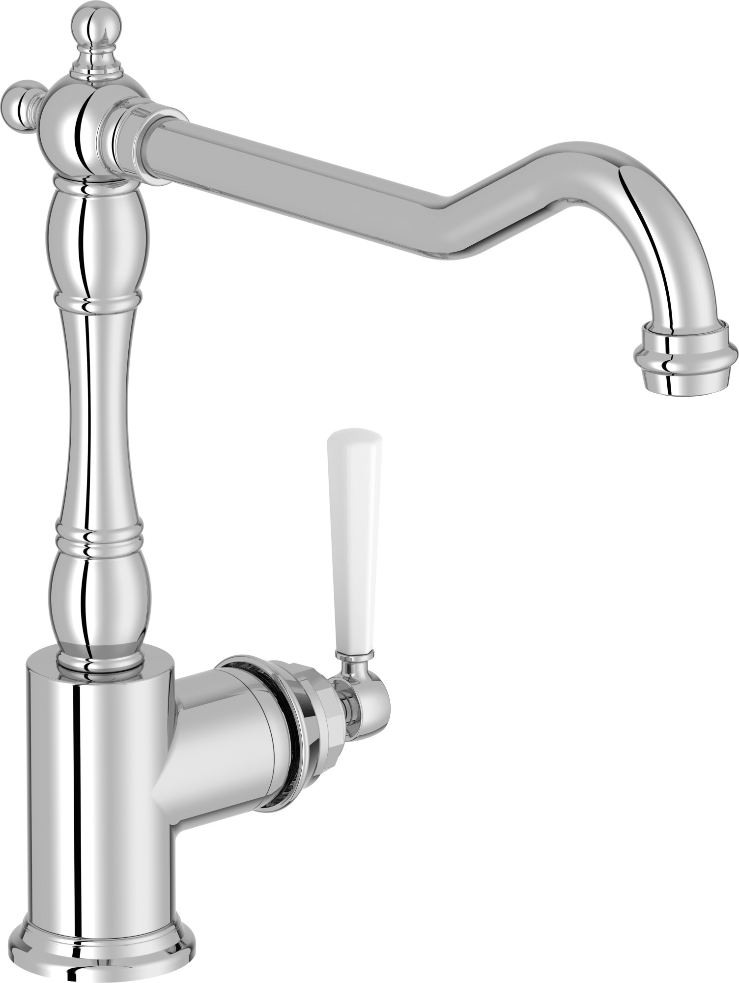 E24317-CP Однорычажный смеситель для кухонной мойки JACOB DELAFON CLÉO 1889 