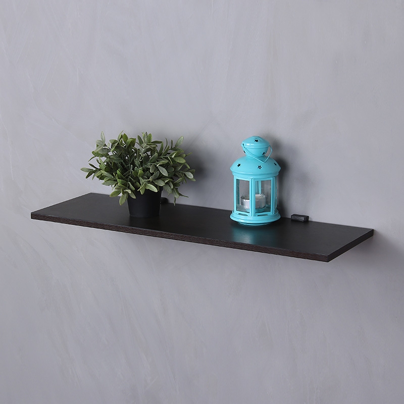 Полка прямоугольная , 600x150x16 мм, дуб венге LJPS0304 Public Steel Россия  - Вид №1