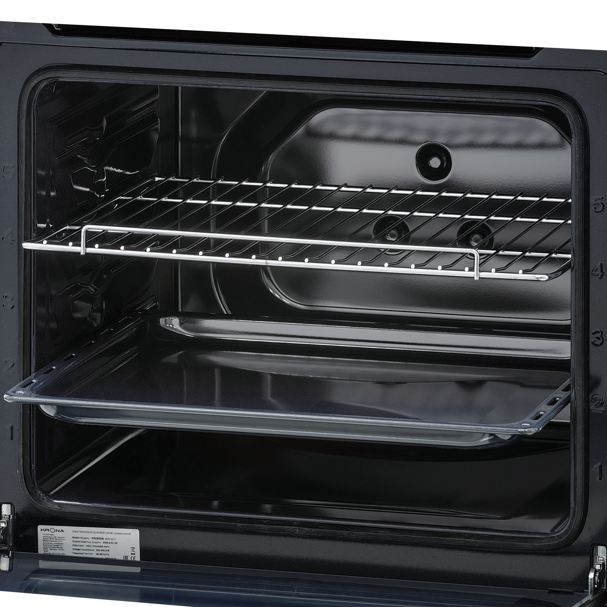 5361660 Электрический духовой шкаф KRONA SERA 60 BL черный KRONA1 STDN-0098697 - Вид №5