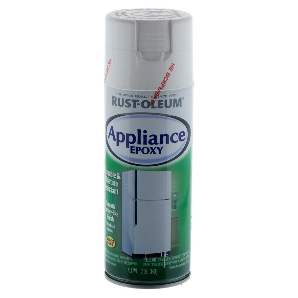 Краска аэрозольная для бытовой техники Rustoleum цвет белый 0.34 кг RUST-OLEUM STLM-2182774 - Вид №1