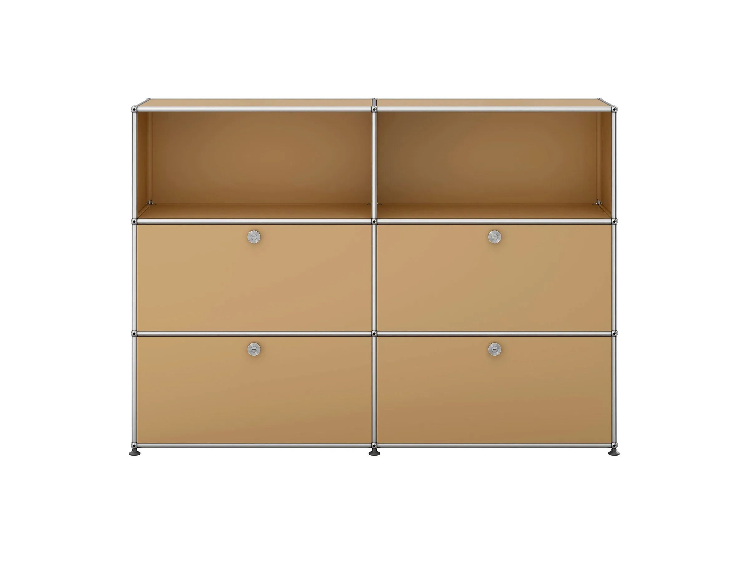 Секционный шкаф из стали с откидными дверцами USM USM SELECTION ARCH-00096321 - Вид №2