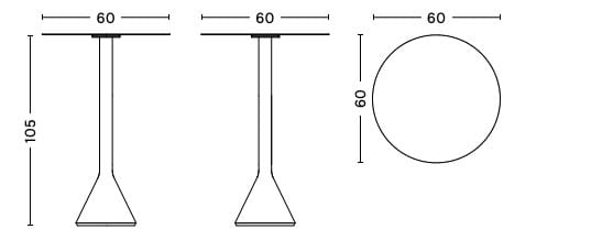 Стальной высокий садовый стол Hay Палисад ARCH-00148230 - Вид №5