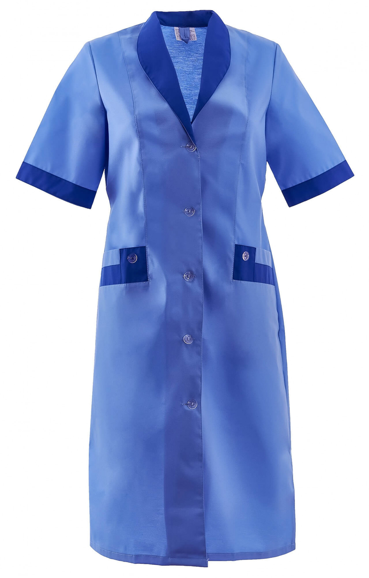 61747 Халат "Радуга" короткий рукав  Одежда для обслуживающего персонала  размер 50 Спецодежда 